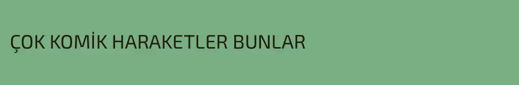 ÇOK KOMİK HARAKETLER BUNLAR